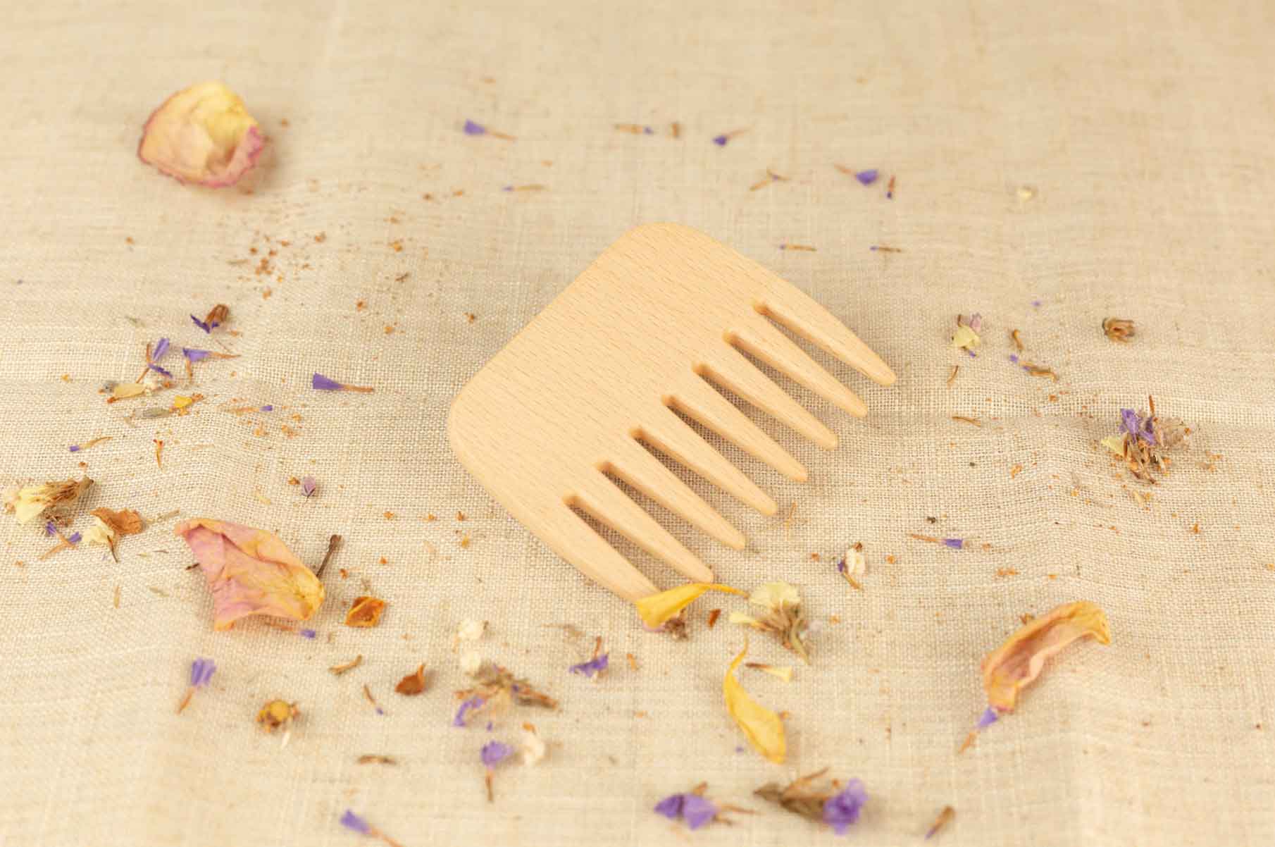 peine de madera pelo rizado de redecker