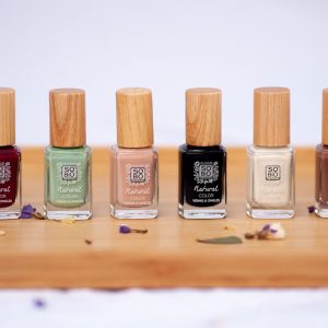 Pintaúñas SO’BiO étic ecológico. Colores: vert d'eau, divin violet, taupe, rose romantique, bleu denim, blanc french,